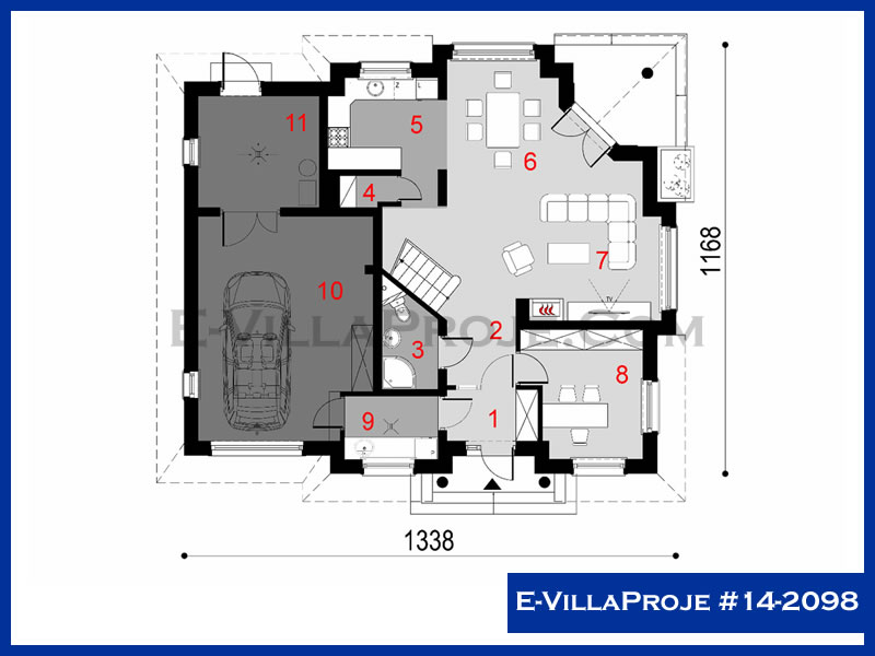 Ev Villa Proje #14 - 2098 Galeri Görseli 2