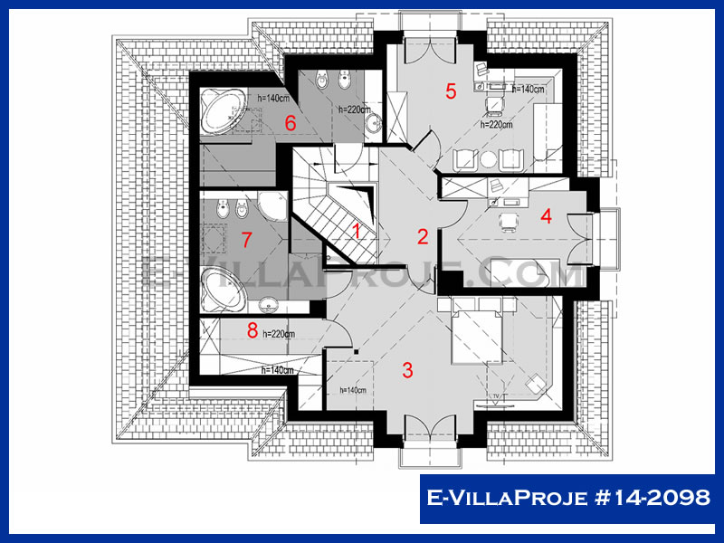 Ev Villa Proje #14 - 2098 Galeri Görseli 3