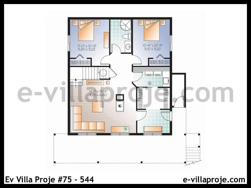 Ev Villa Proje #75 - 544 Galeri Görseli 4