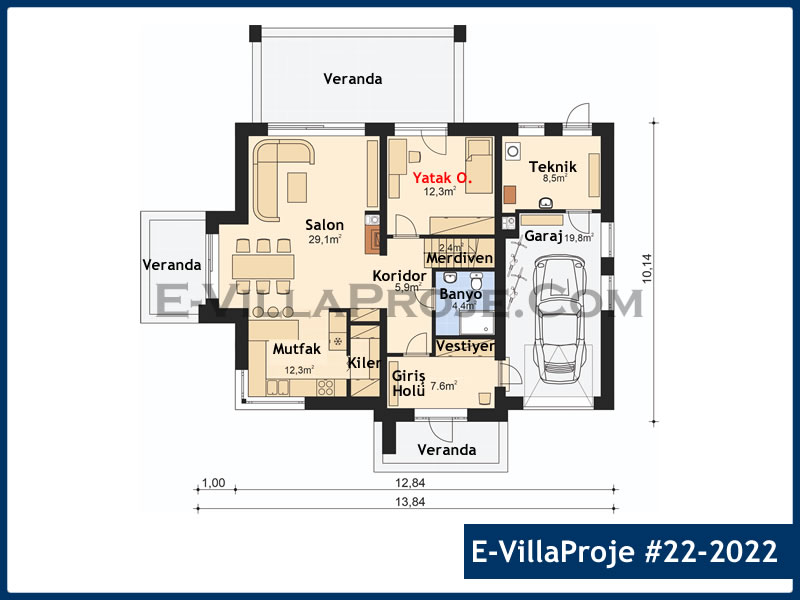 Ev Villa Proje #22 - 2022 Galeri Görseli 2