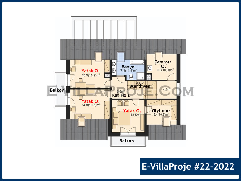 Ev Villa Proje #22 - 2022 Galeri Görseli 3