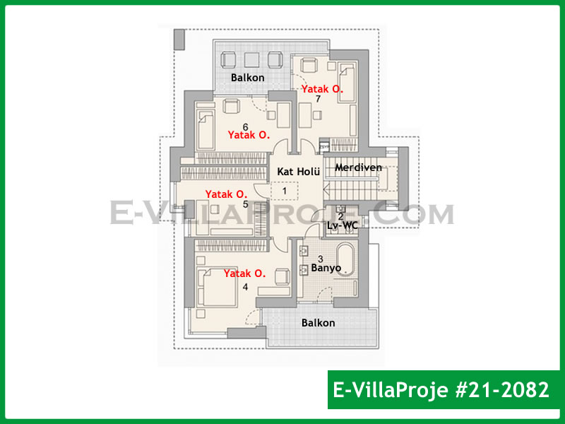 Ev Villa Proje #21 - 2082 Galeri Görseli 3