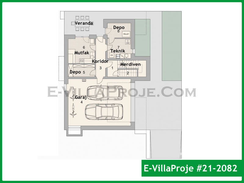 Ev Villa Proje #21 - 2082 Galeri Görseli 4