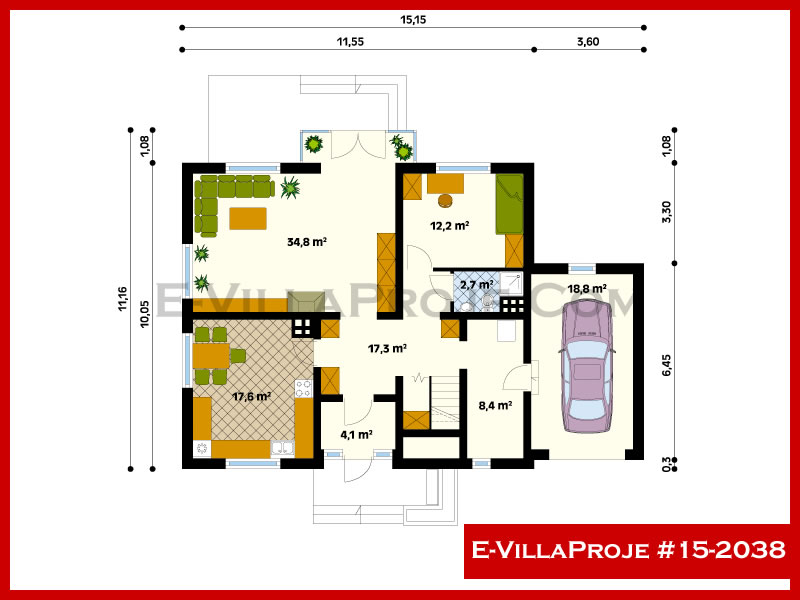 Ev Villa Proje #15 - 2038 Galeri Görseli 2