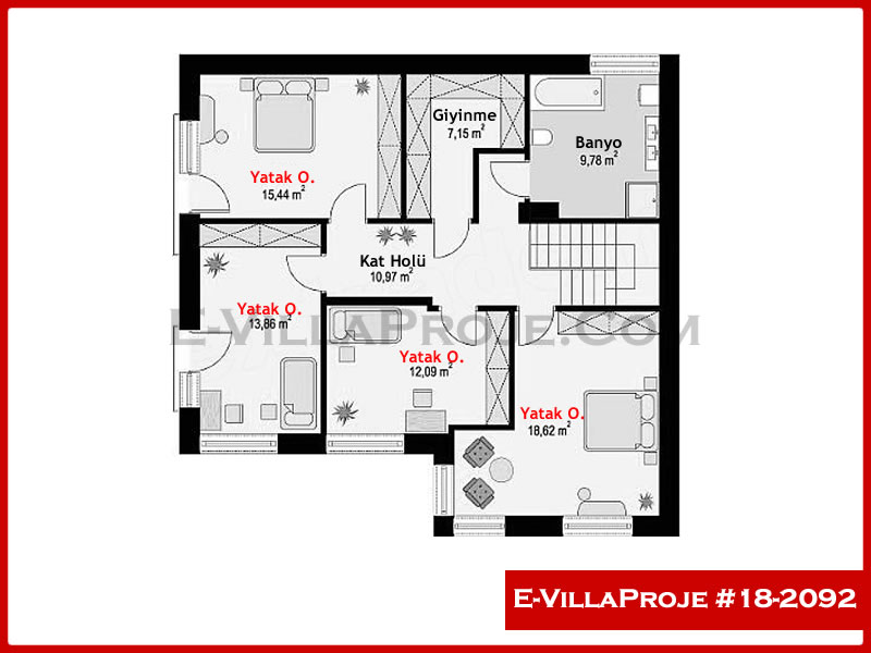 Ev Villa Proje #18 - 2092 Galeri Görseli 3