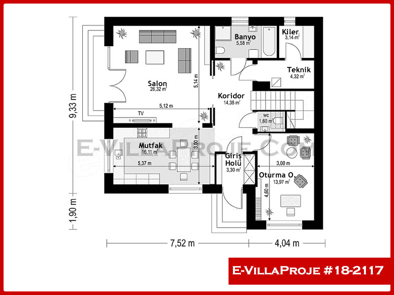 Ev Villa Proje #18 - 2117 Galeri Görseli 2