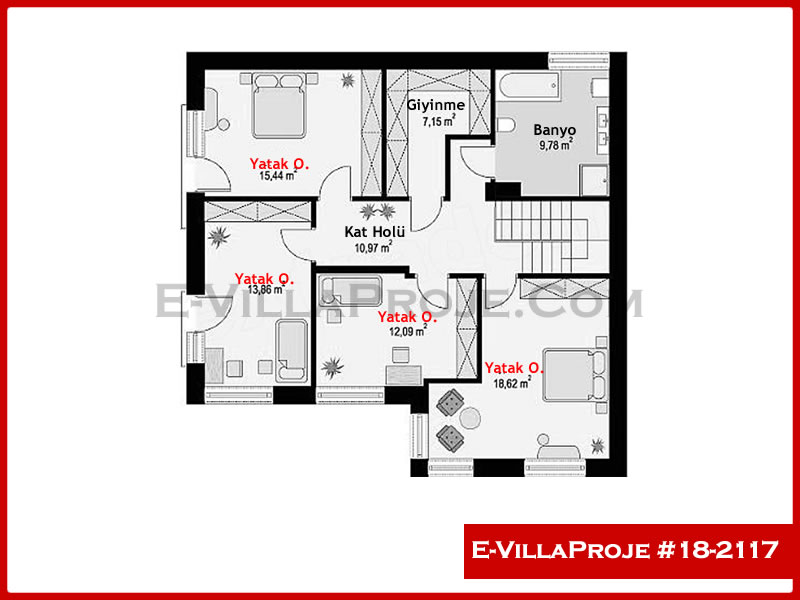 Ev Villa Proje #18 - 2117 Galeri Görseli 3