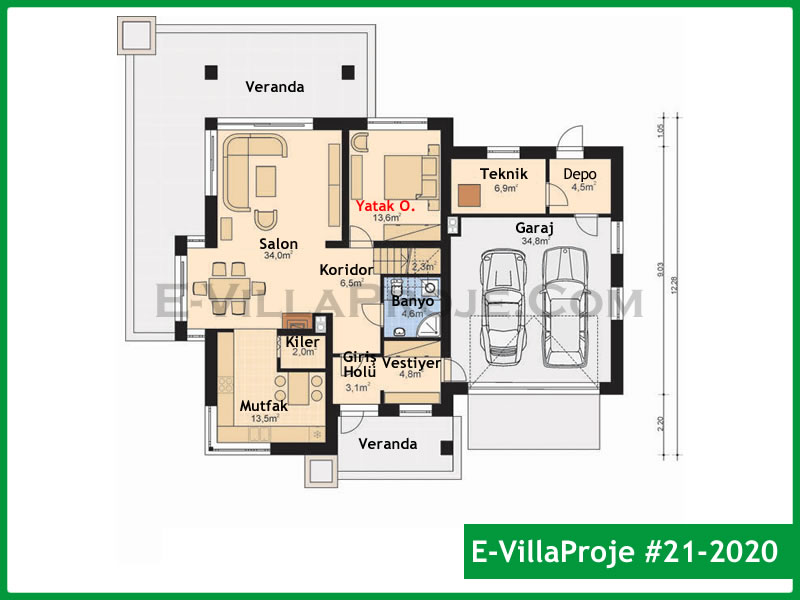 Ev Villa Proje #21 - 2020 Galeri Görseli 2