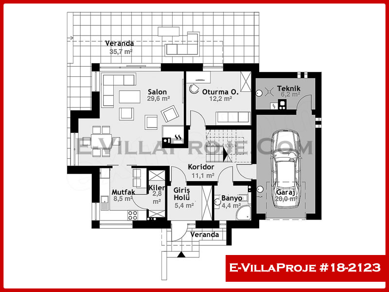 Ev Villa Proje #18 - 2123 Galeri Görseli 2