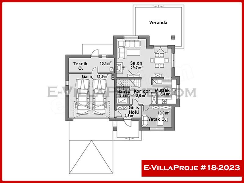 Ev Villa Proje #18 - 2023 Galeri Görseli 2