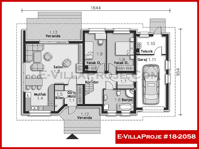 Ev Villa Proje #18 - 2058 Galeri Görseli 2