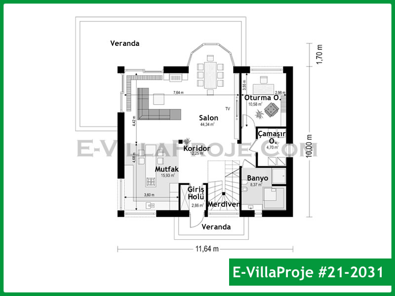 Ev Villa Proje #21 - 2031 Galeri Görseli 2