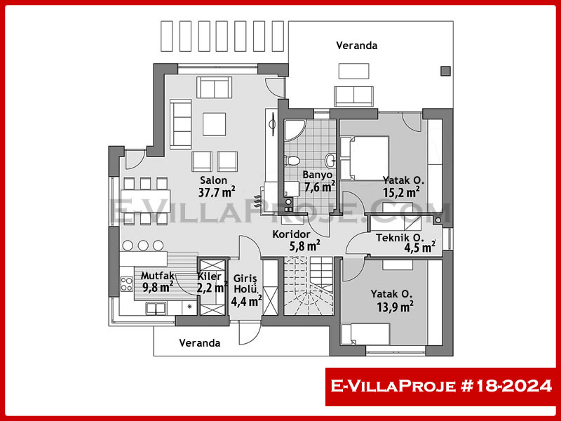 Ev Villa Proje #18 - 2024 Galeri Görseli 2