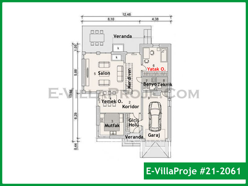 Ev Villa Proje #21 - 2061 Galeri Görseli 2