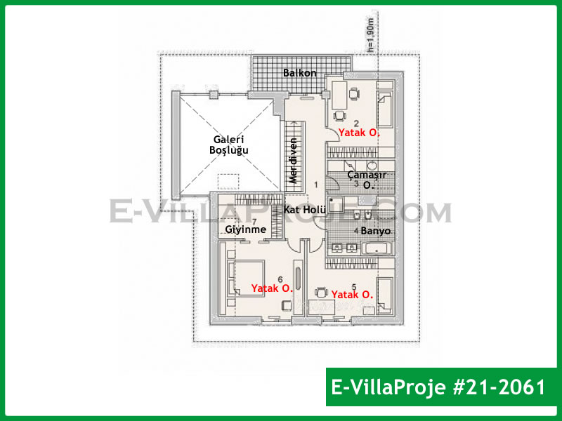 Ev Villa Proje #21 - 2061 Galeri Görseli 3
