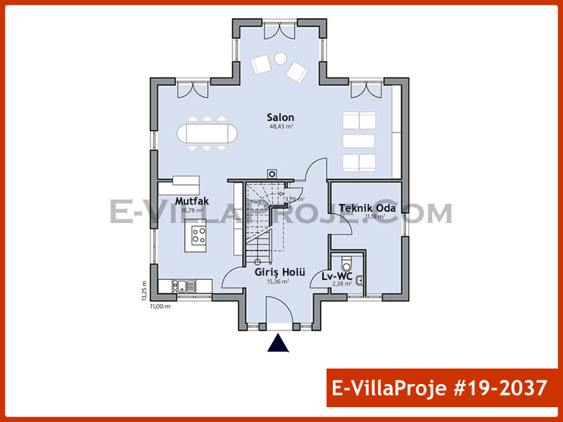 Ev Villa Proje #19 - 2037 Galeri Görseli 2