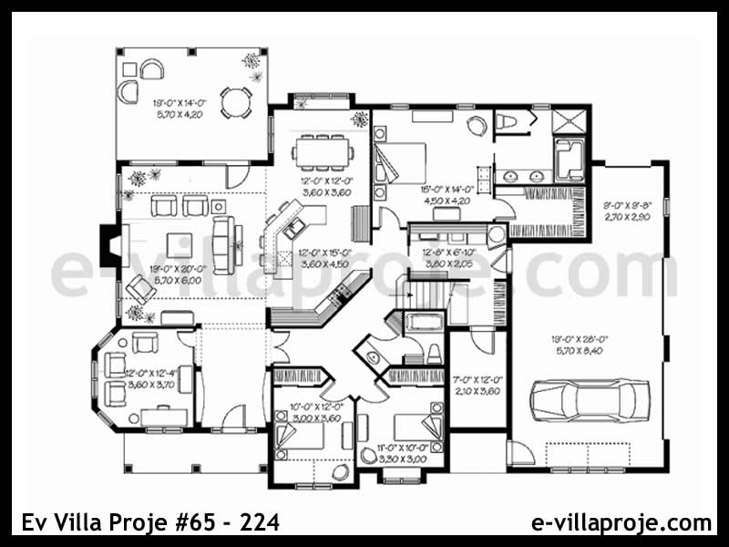 Ev Villa Proje #65 - 224 Galeri Görseli 2