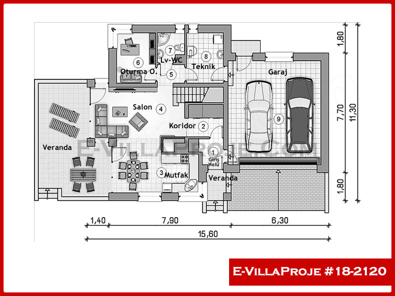 Ev Villa Proje #18 - 2120 Galeri Görseli 2