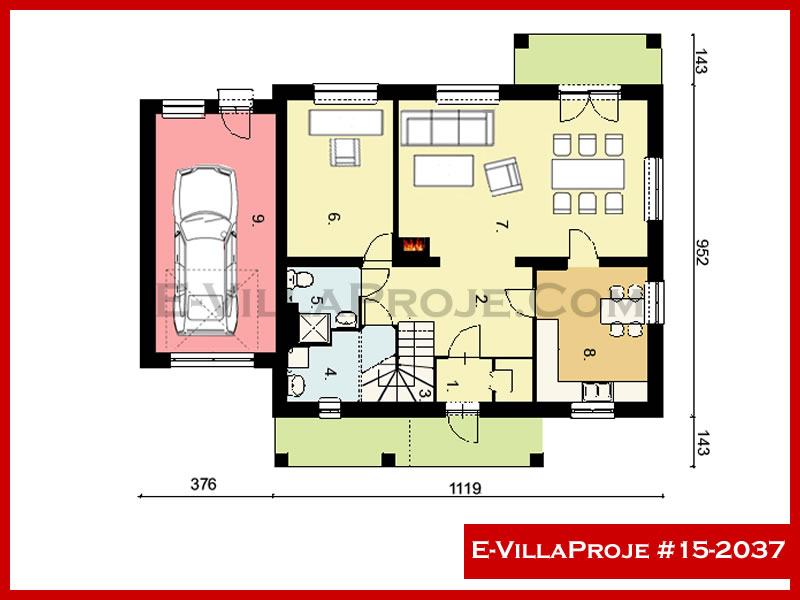 Ev Villa Proje #15 - 2037 Galeri Görseli 2