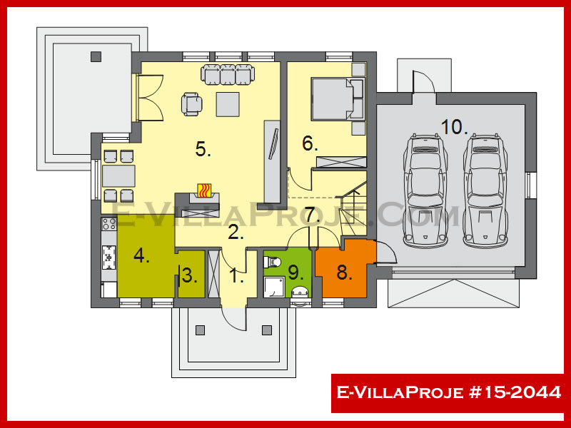 Ev Villa Proje #15 - 2044 Galeri Görseli 2