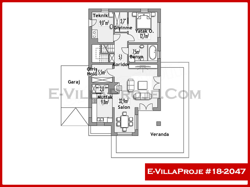 Ev Villa Proje #18 - 2047 Galeri Görseli 2
