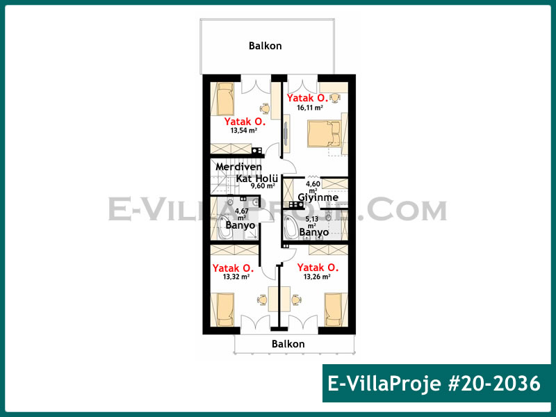 Ev Villa Proje #20 - 2036 Galeri Görseli 3