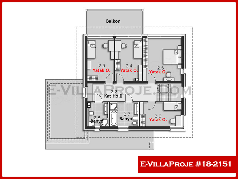 Ev Villa Proje #18 - 2151 Galeri Görseli 3
