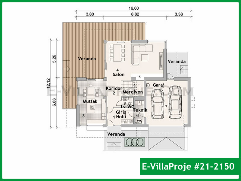 Ev Villa Proje #21 - 2150 Galeri Görseli 2
