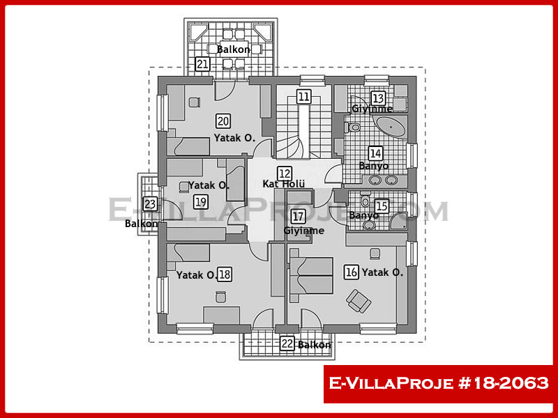 Ev Villa Proje #18 - 2063 Galeri Görseli 3