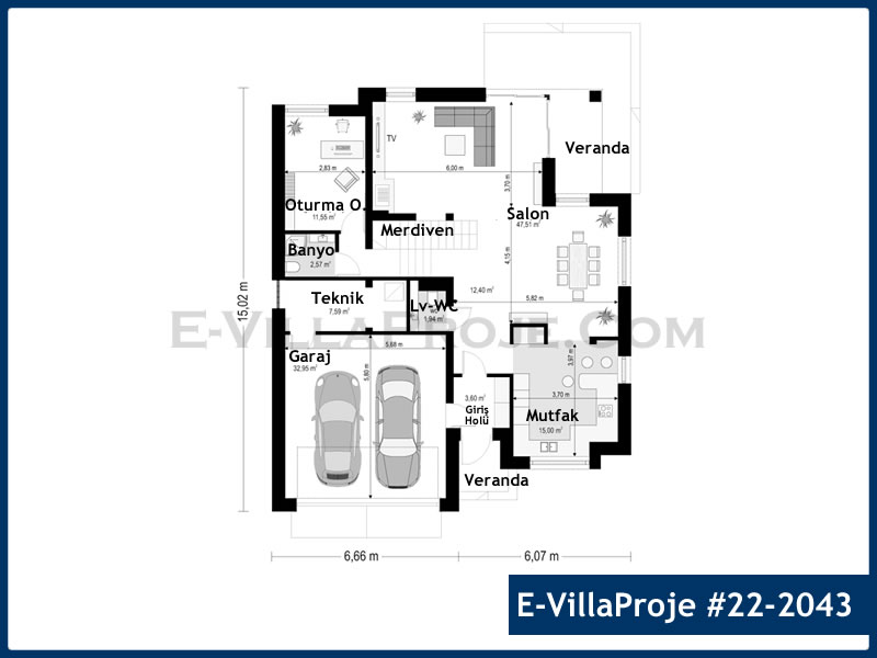 Ev Villa Proje #22 - 2043 Galeri Görseli 2