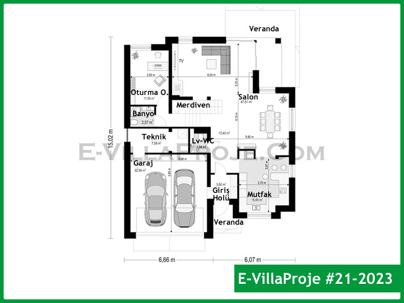 Ev Villa Proje #21 - 2023 Galeri Görseli 2