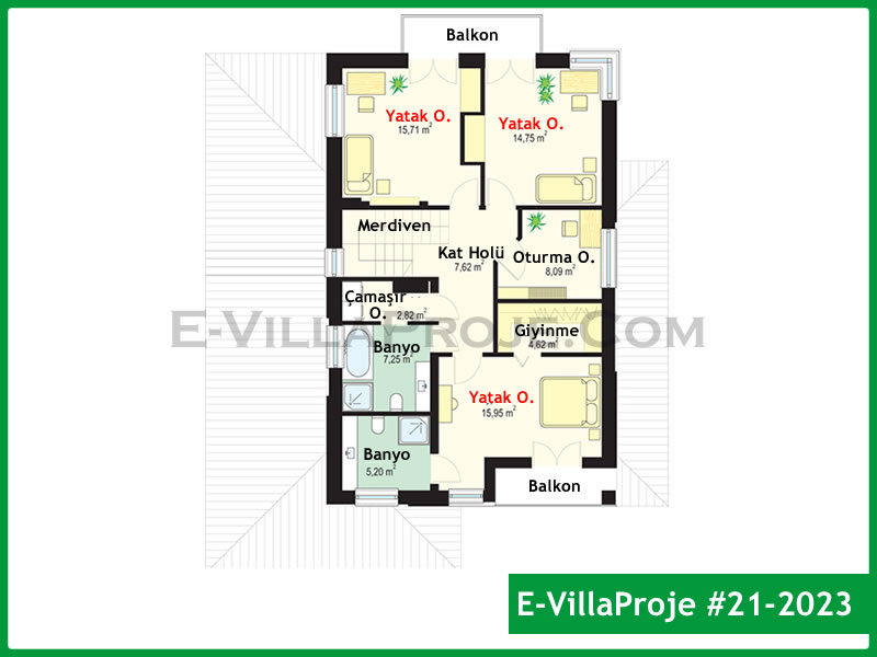 Ev Villa Proje #21 - 2023 Galeri Görseli 3