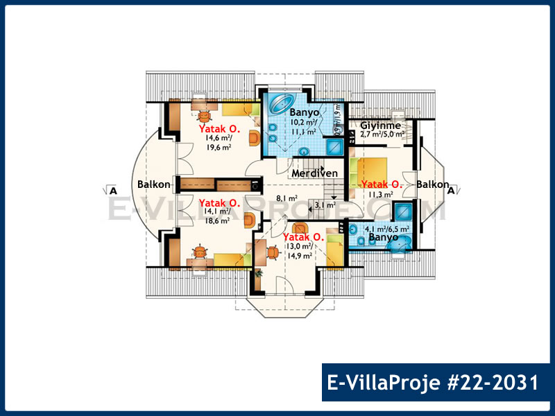 Ev Villa Proje #22 - 2031 Galeri Görseli 3