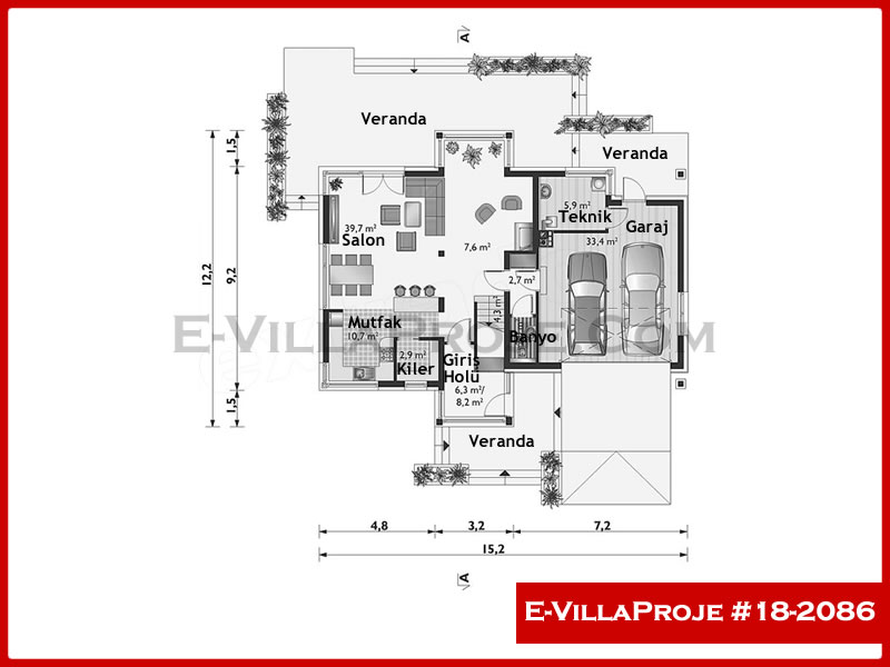 Ev Villa Proje #18 - 2086 Galeri Görseli 2