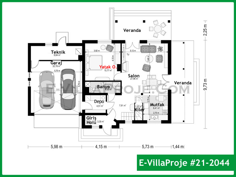 Ev Villa Proje #21 - 2044 Galeri Görseli 2