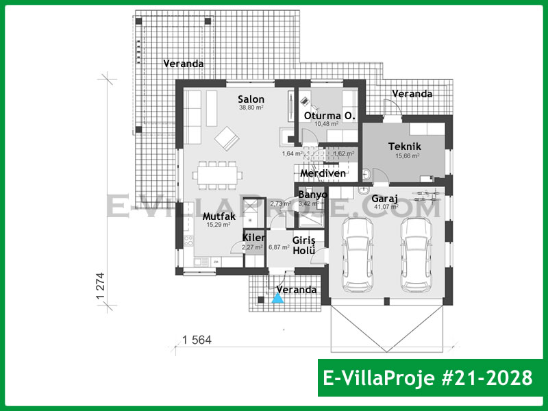 Ev Villa Proje #21 - 2028 Galeri Görseli 2