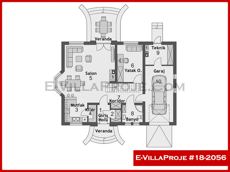 Ev Villa Proje #18 - 2056 Galeri Görseli 2