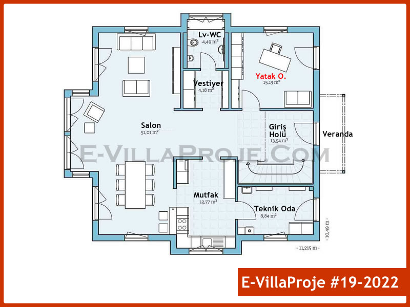 Ev Villa Proje #19 - 2022 Galeri Görseli 2