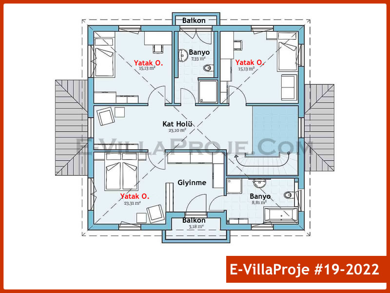 Ev Villa Proje #19 - 2022 Galeri Görseli 3