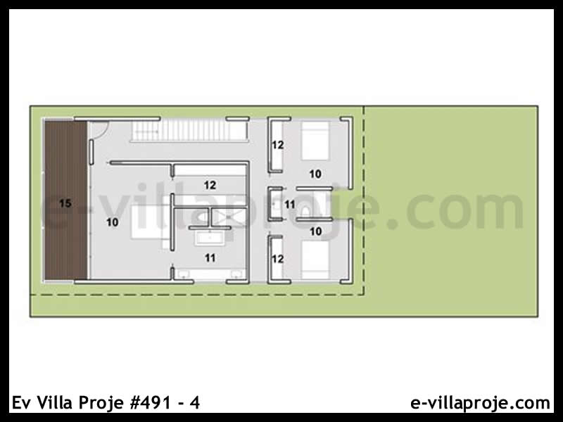 Ev Villa Proje #491 - 4 Galeri Görseli 3