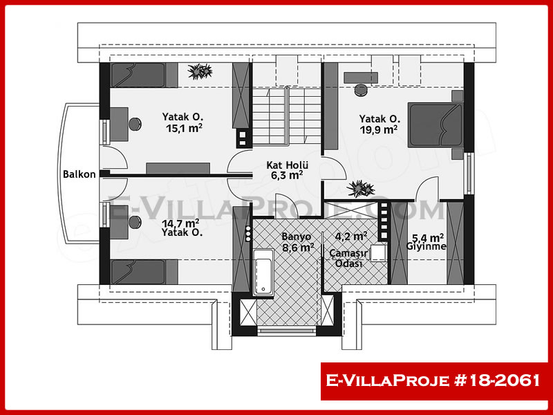 Ev Villa Proje #18 - 2061 Galeri Görseli 3