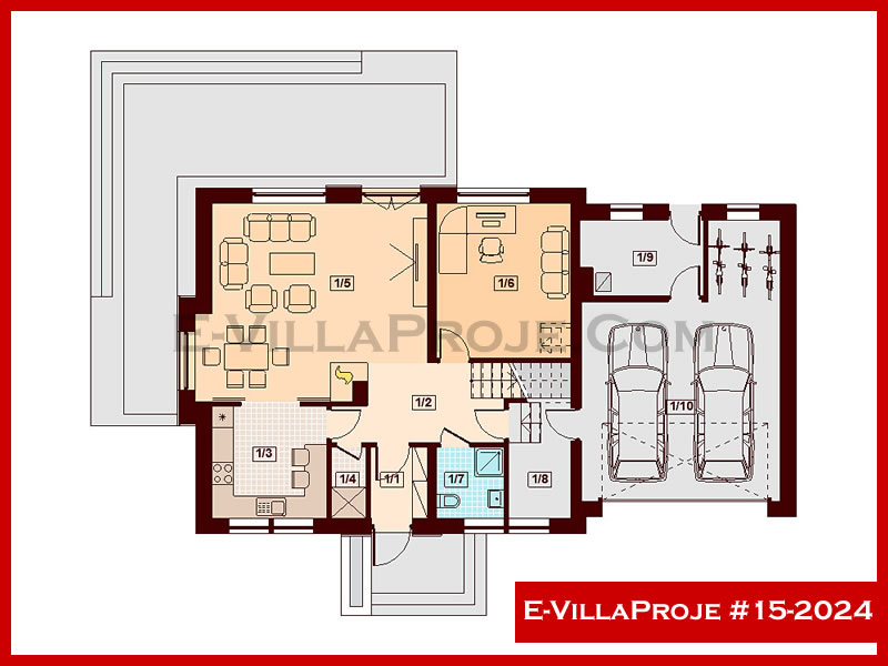 Ev Villa Proje #15 - 2024 Galeri Görseli 2