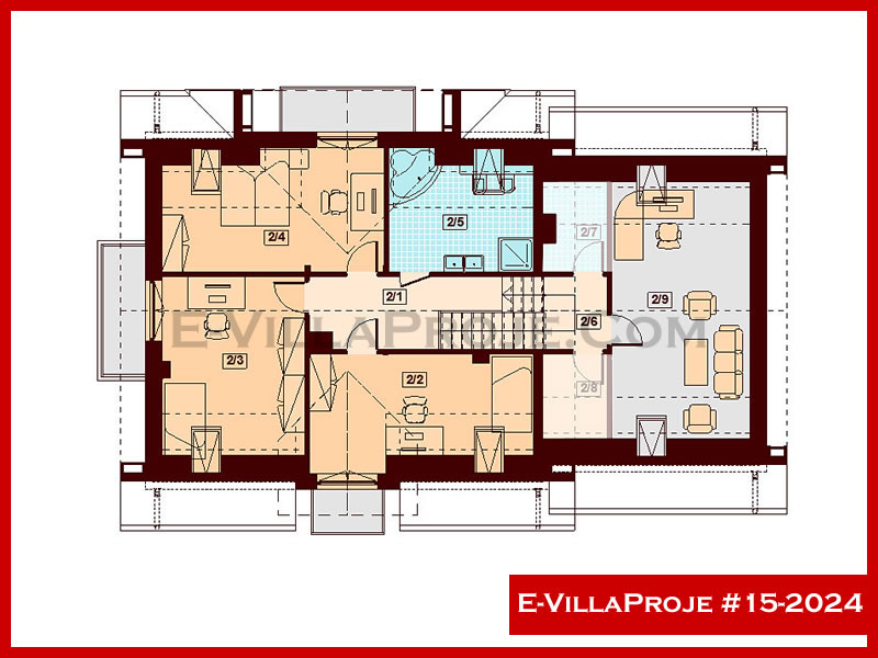 Ev Villa Proje #15 - 2024 Galeri Görseli 3