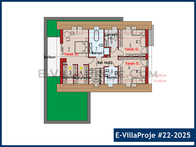 Ev Villa Proje #22 - 2025 Galeri Görseli 3