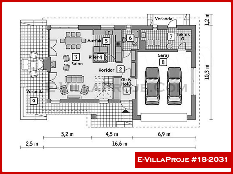 Ev Villa Proje #18 - 2031 Galeri Görseli 2