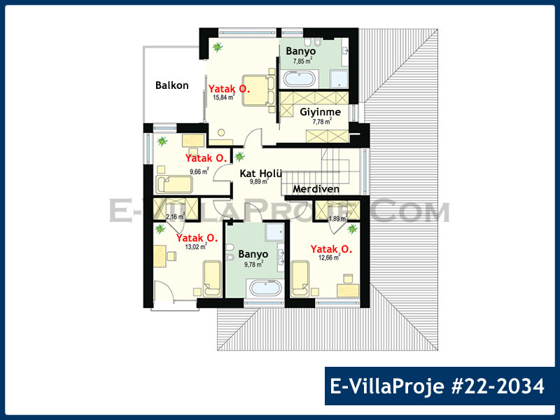Ev Villa Proje #22 - 2034 Galeri Görseli 3