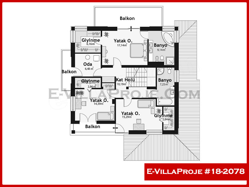 Ev Villa Proje #18 - 2078 Galeri Görseli 3