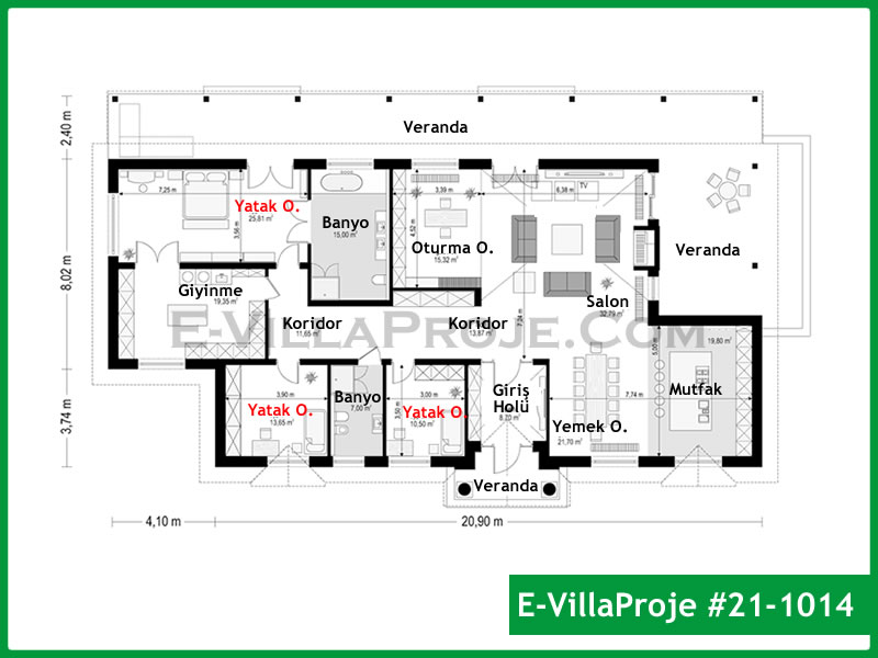 Ev Villa Proje #21 - 1014 Galeri Görseli 2