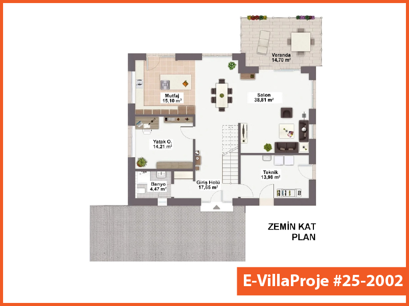 Ev Villa Proje #25 - 2002 Galeri Görseli 2