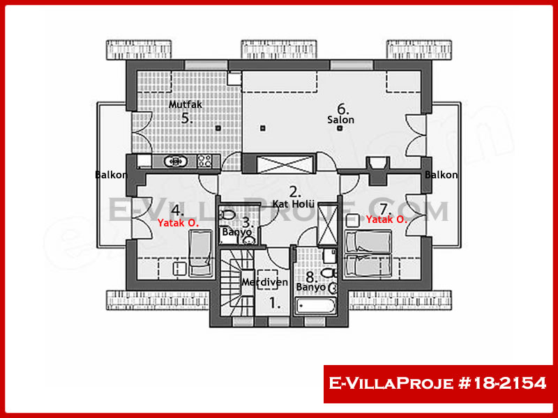 Ev Villa Proje #18 - 2154 Galeri Görseli 3
